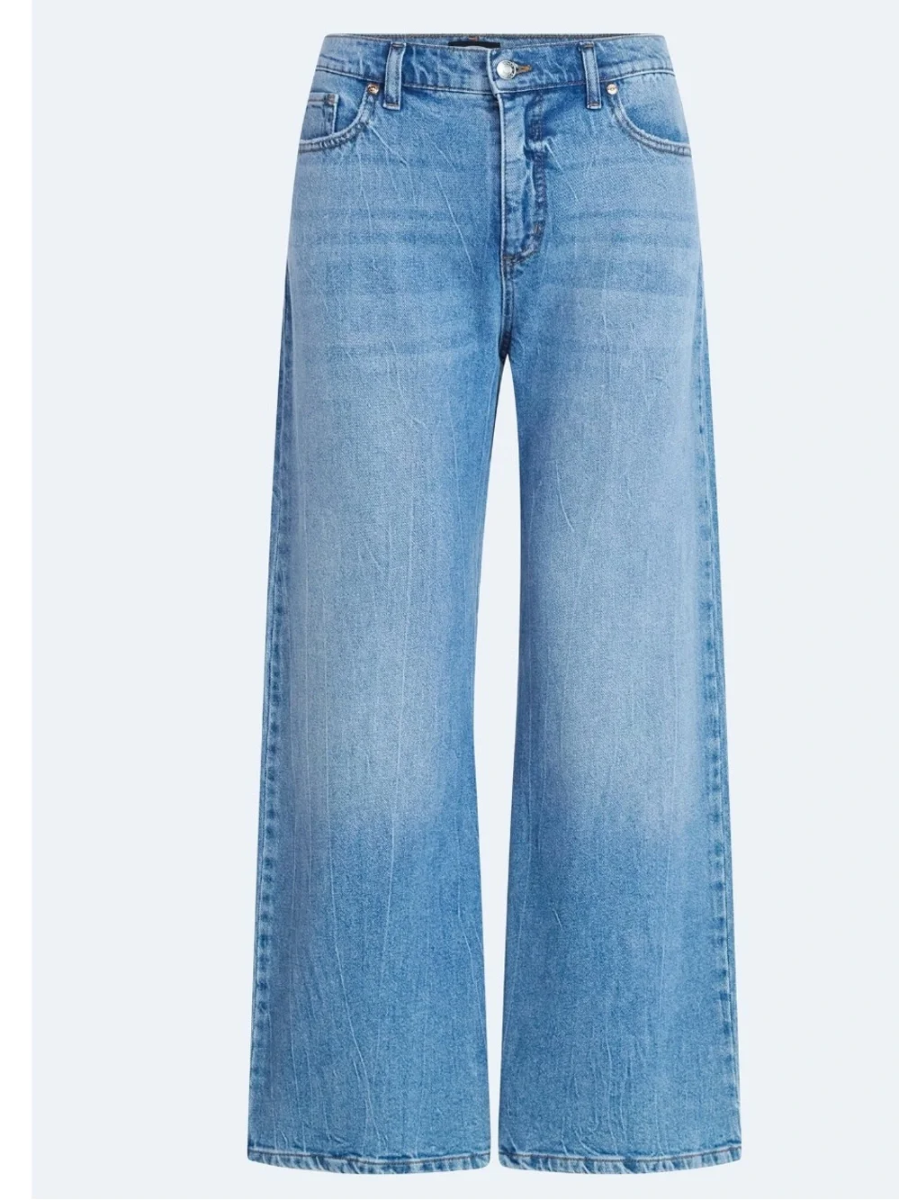 Women's Wide Leg Low Slung Jeans Size 12 - Picture 2 of 14
